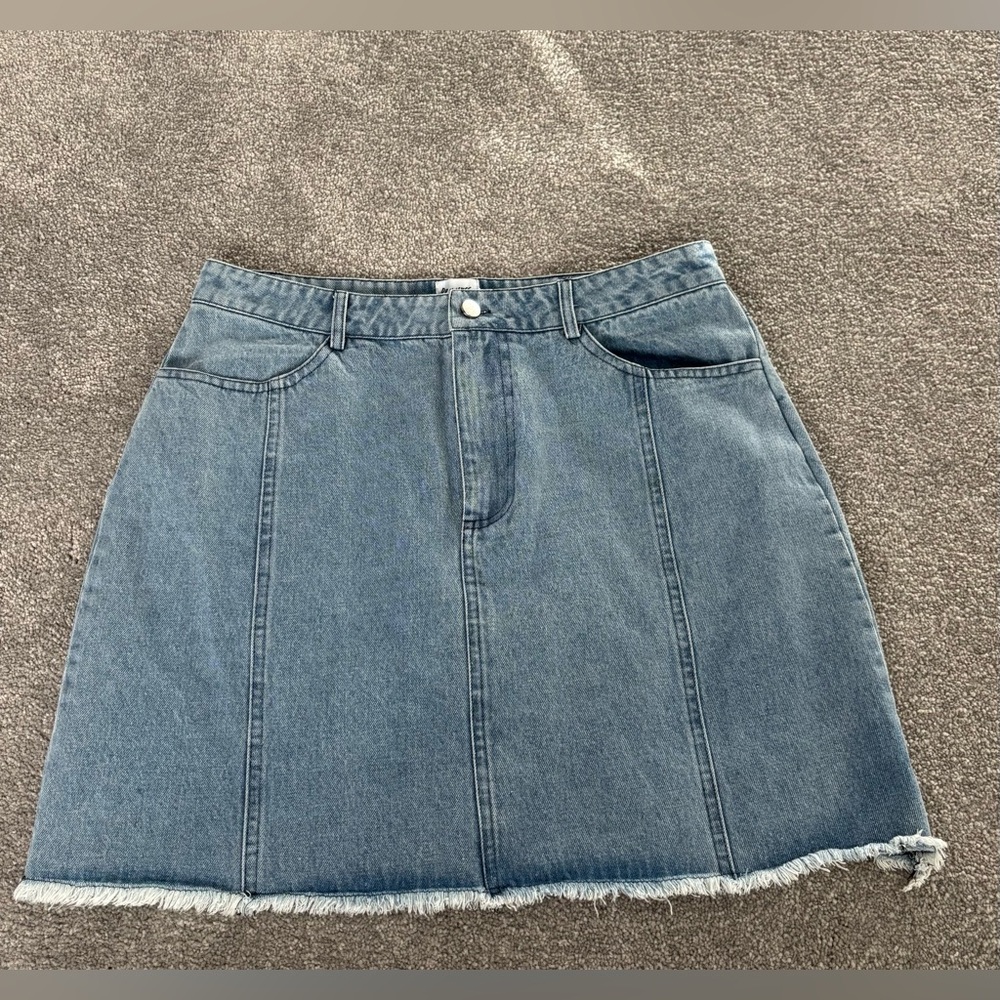 NWT Princess Polly Tommi Denim Mini Skirt, Size US 10